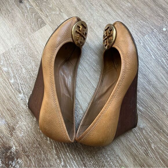 Tory Burch Leather Wedge Heel - Picture 7 of 8